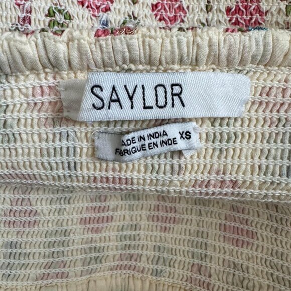 Saylor Cherry Blossom Loose Fitting Tight Waist Band Mini Skirt Size XS - Picture 5 of 5